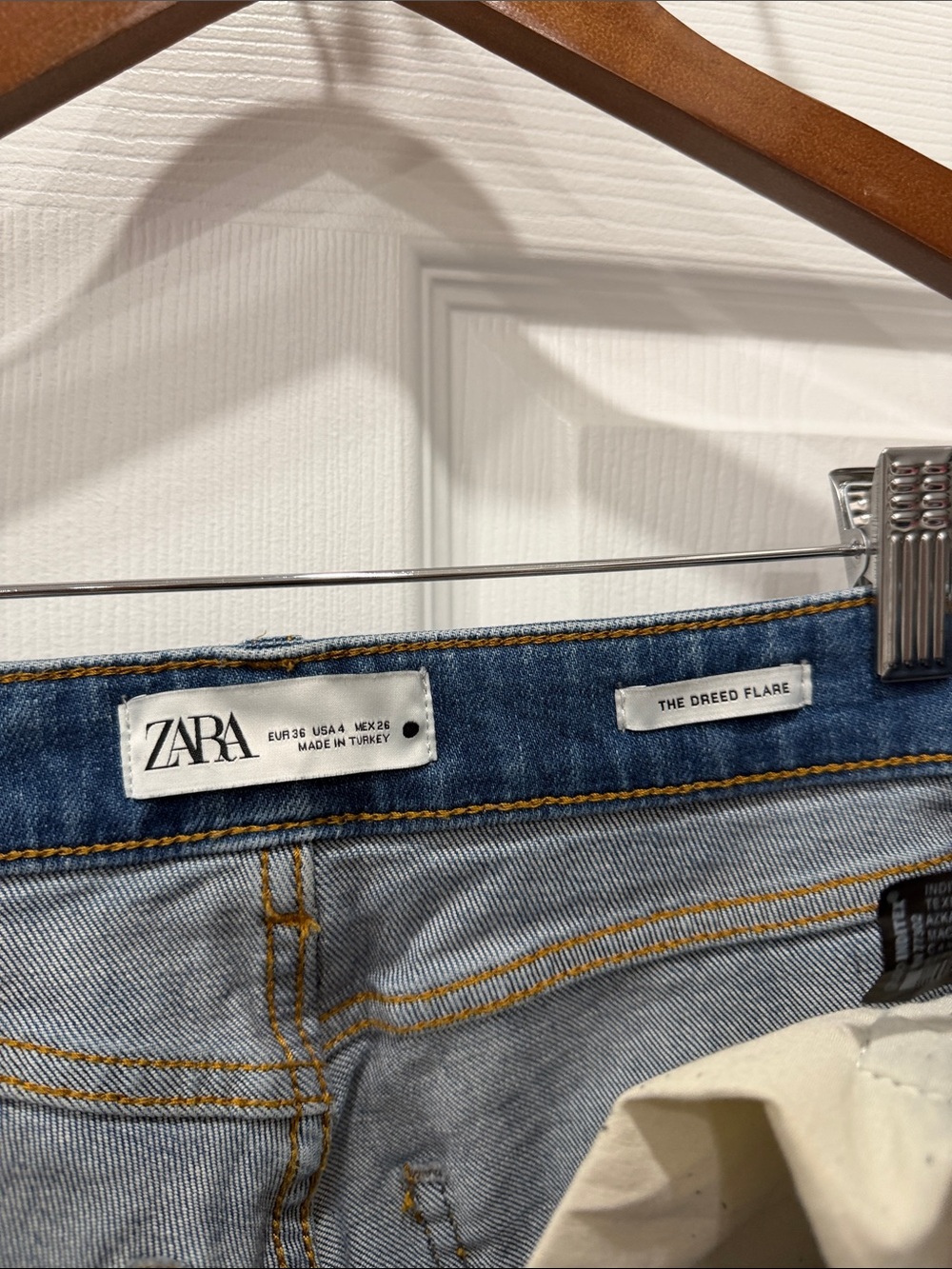Zara Light Blue womens Bootcut Jeans